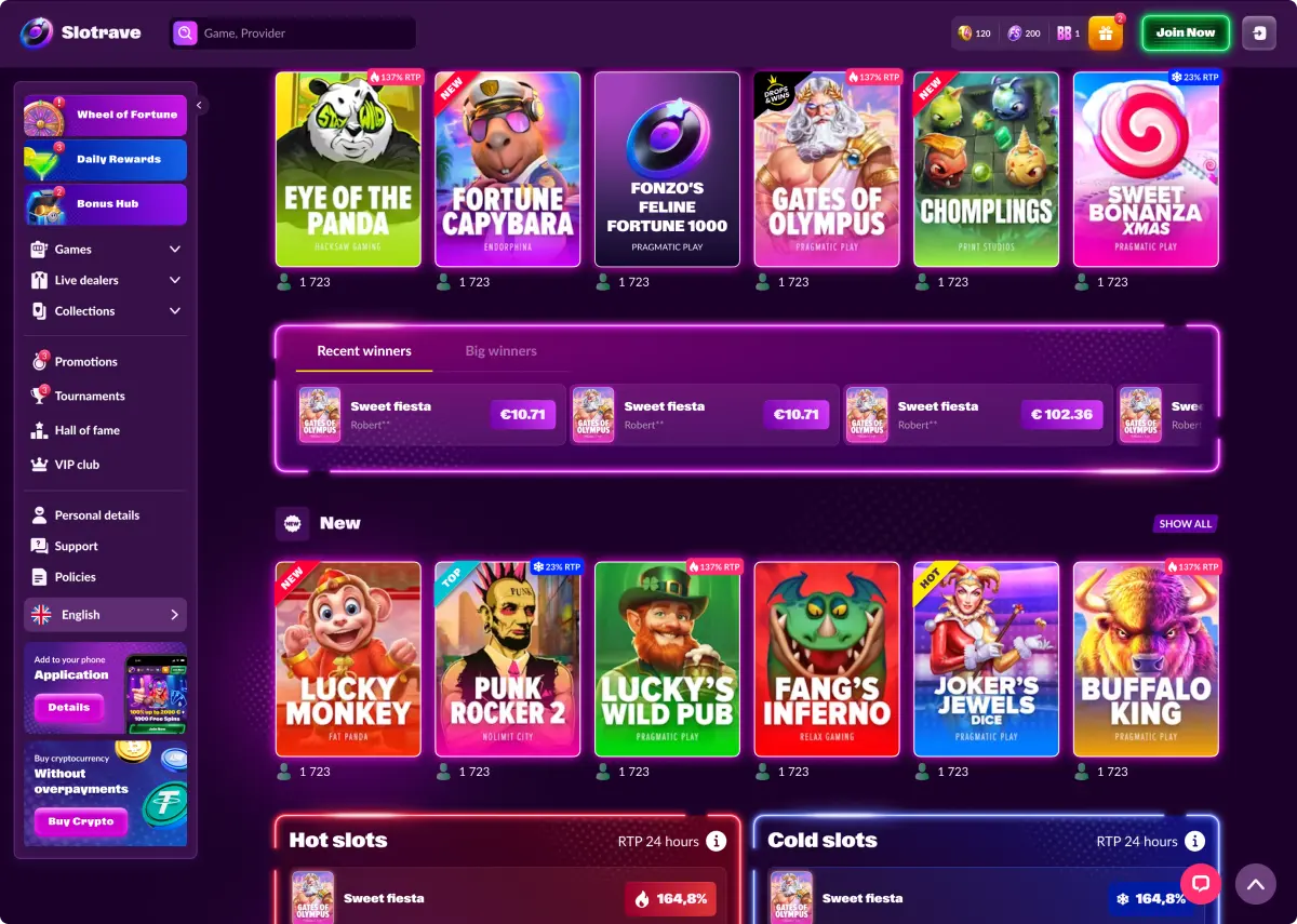 Slotrave Online Slots